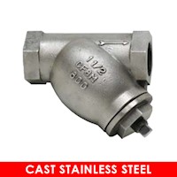 Cast Y Strainer - Threaded - Socket Weld - Cast Stainless Steel